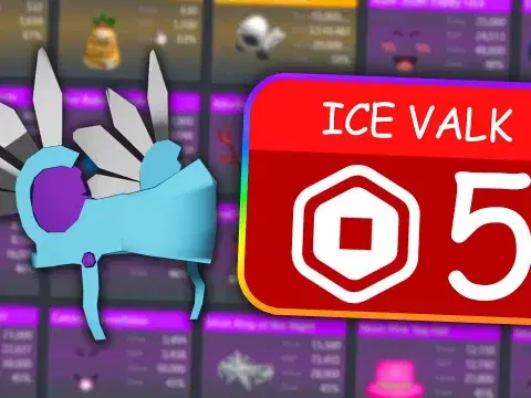 A limited item and its price, from a video about trading limiteds.